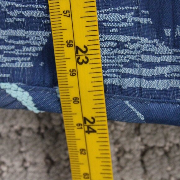 Christopher & Banks Jacket Womens Small S Blue Floral Pattern Full Zip Rare 90s - Picture 9 of 9